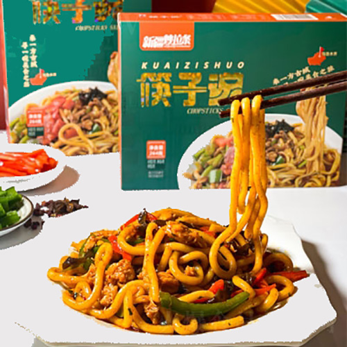 河南筷子說實業有限公司 - 筷子說新疆炒拉條代加工,小批量可靈活生產,成本低,價格優,出貨快,讓您的生意更輕松.
