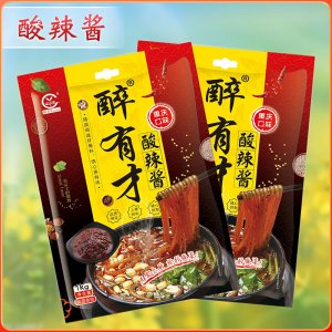 醉有才酸辣醬1kg螺螄粉調味醬OEM代加工