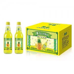 強(qiáng)力1986老廣州果味汽水鳳梨味箱裝OEM代加工