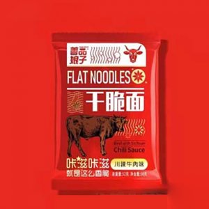 善品娘子干脆面川辣牛肉味52克袋裝OEM代加工 善品娘子干脆面川辣牛肉味52克袋裝OEM代加工