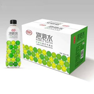 花花牛泡泡水檸檬味蘇打氣泡水500ml×15瓶OEM代加工