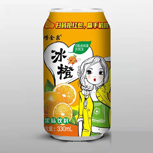 嶗金泉冰橙果味飲料代加工,快來看看吧
