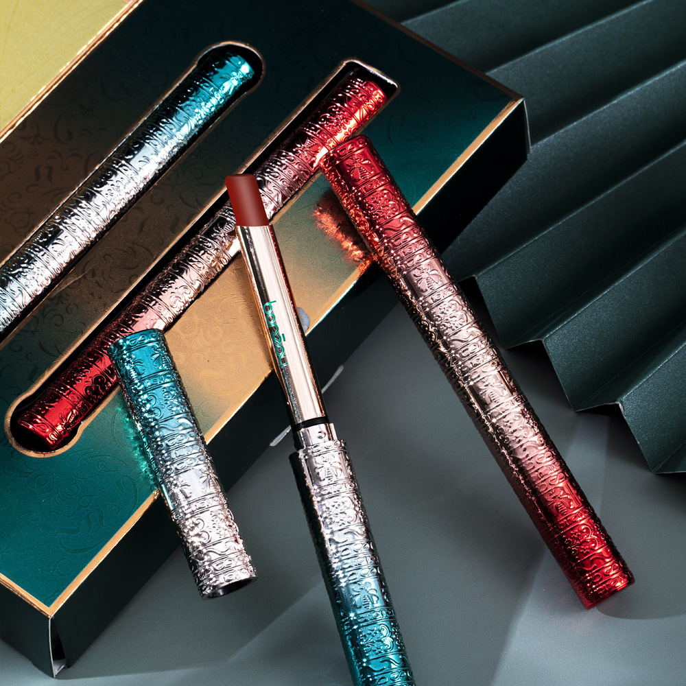 伴奏中國風套盒口紅貼牌代加工oem,品質看得見