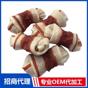寵物鴨肉繞牛皮結骨OEM/ODM定制代加工