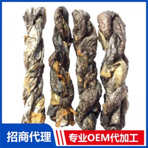 寵物魚皮麻花貼牌定制代加工