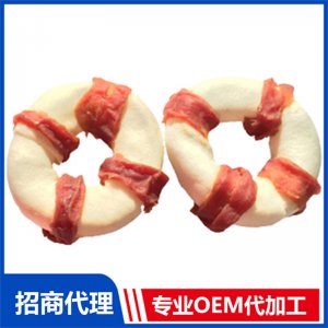 寵物鴨肉甜甜圈貼牌定制代加工