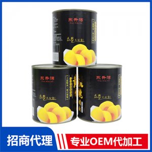 東升灣黃桃罐頭820g