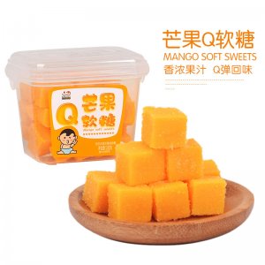 兒童懷舊休閑零食凝膠糖果榴蓮椰子源頭工廠 水果軟糖代加工