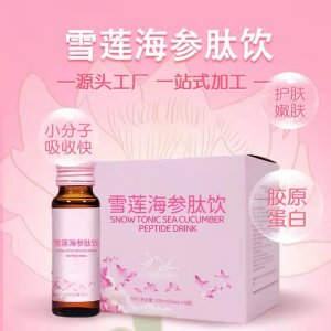 能量氣血飲雪蓮海參小分子肽飲品一站式貼牌代加工女性紅石榴膠原能量瓶源頭工廠