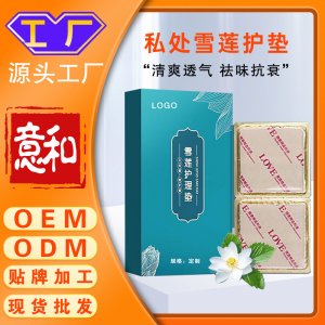 私處雪蓮護墊 女性婦科私密天山草本雪蓮貼宮私處護理墊祛異味抑菌護墊批發