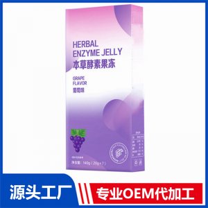 羅漢果菊花草本吸吸果凍貼牌代加工 梨膏枇杷酵素膠原蛋白果凍OEM