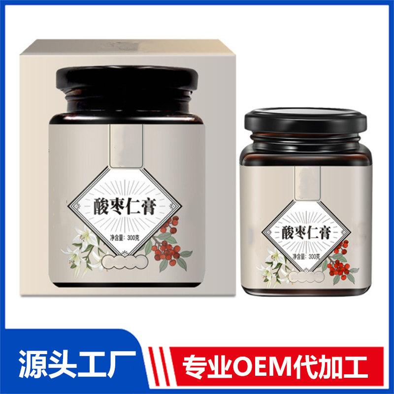 酸棗仁桂圓蜜膏生產(chǎn)廠家瓶裝即食膏滋代加工膏方?jīng)Q明子膏滋oem