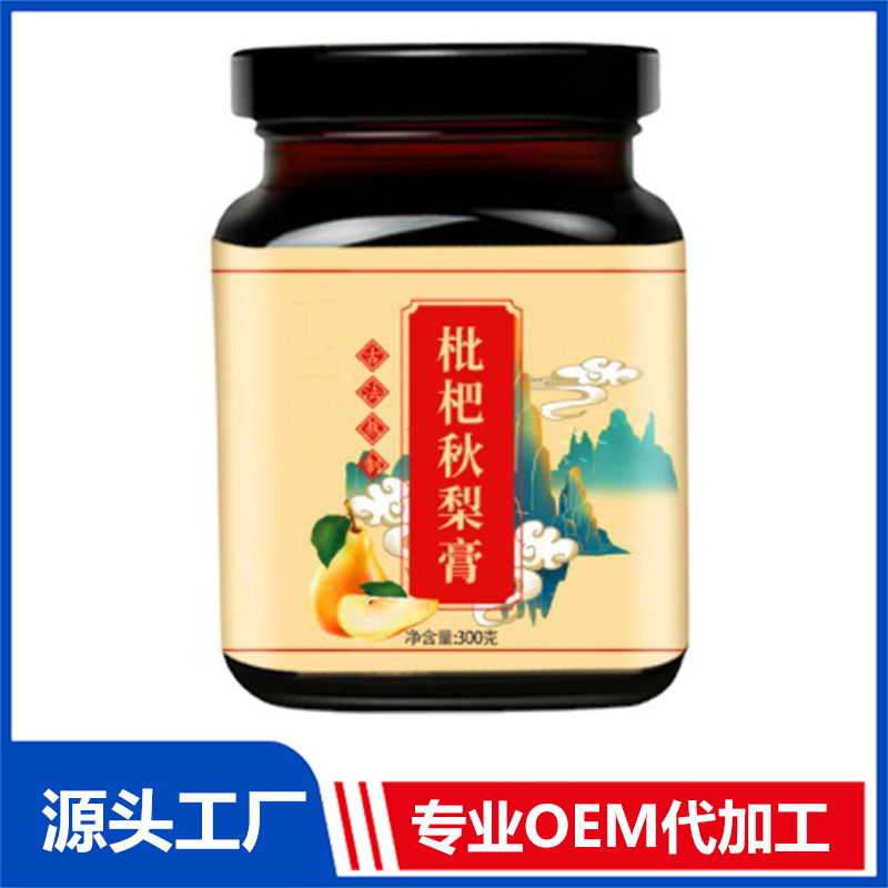人參鹿鞭阿膠枸杞膏OEM貼牌化橘紅金桔膏 秋梨膏酸棗仁膏生產(chǎn)基地
