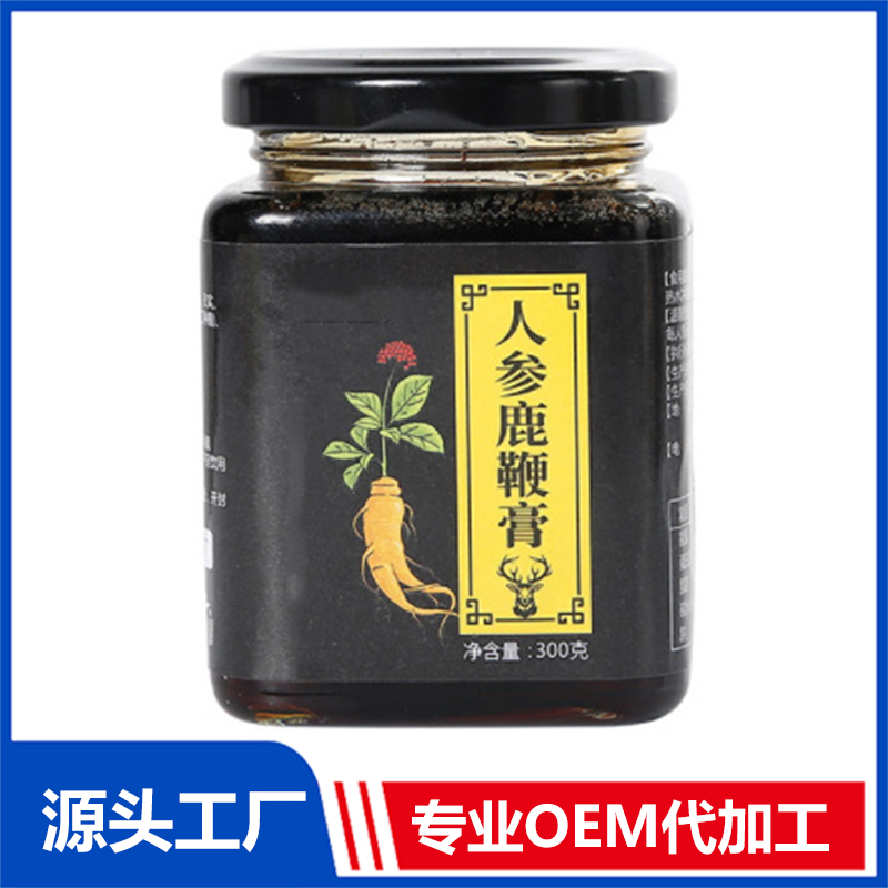 人參鹿鞭阿膠枸杞膏代加工枇杷秋梨膏，沙棘地龍蛋白膏ODM廠家