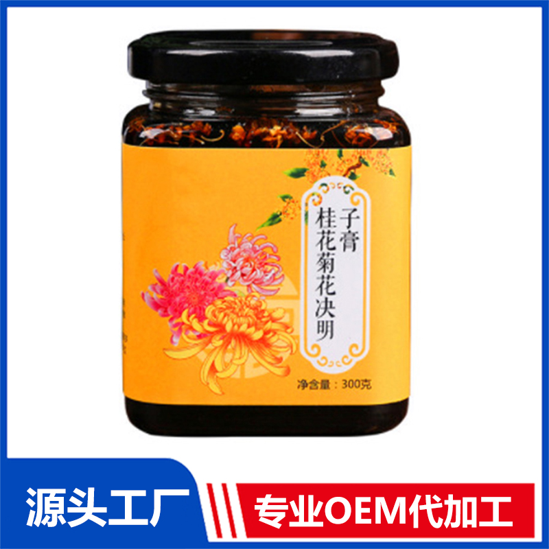 直銷 百合枳椇子葛根膏滋OEM桂花菊花決明子植物膏滋貼牌代加工