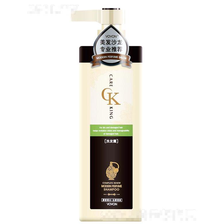 VOVON去屑清爽洗發露-綠 500ml修護擴張的毛鱗片調節頭皮水油平衡