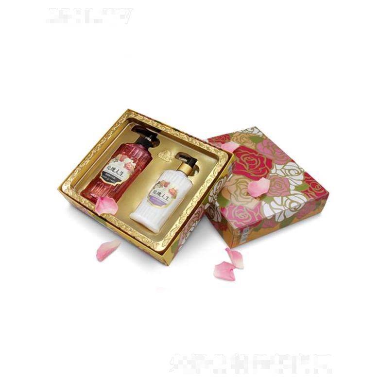 美吾發(fā)玫瑰人生鎏金彩繪禮盒 沐潤 475ml*2不含硅油