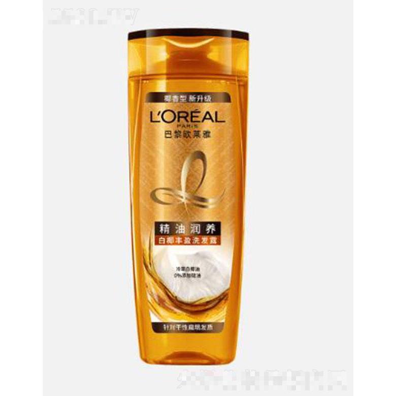 歐萊雅精油潤養豐盈洗發露 400ml秀發清爽飄逸輕盈無負擔