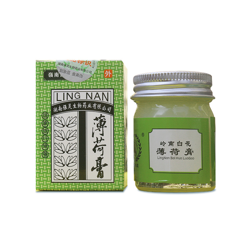 30g嶺南白花薄荷膏大瓶廠家零售批發OEM代加工