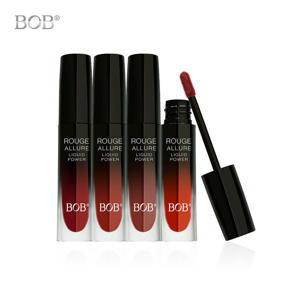 BOB唇釉不易掉色防水絲絨霧面啞光保濕唇彩唇蜜女學生款爛番茄色OEM代加工