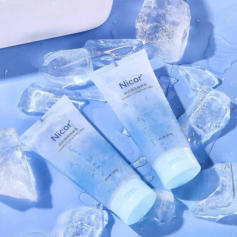 Nicor冰沙身體乳液冰爽補水保濕潤膚乳持久留香嫩膚冰涼乳液爆款OEM代加工