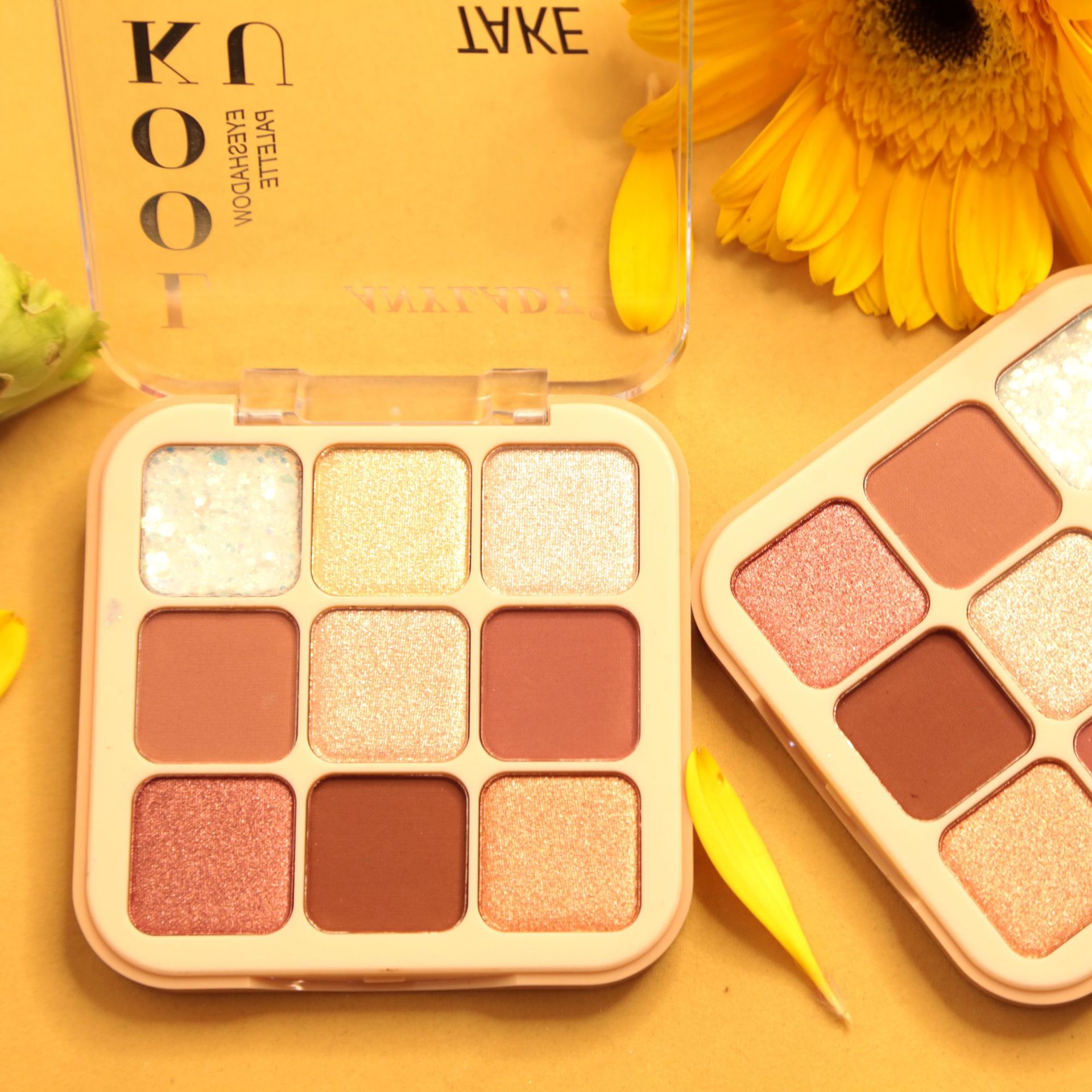 anylady高質(zhì)量diy九色爆款眼影盤啞光珠光批發(fā)平價眼影OEM代加工