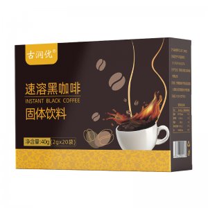 速溶黑咖啡盒裝oem代加工