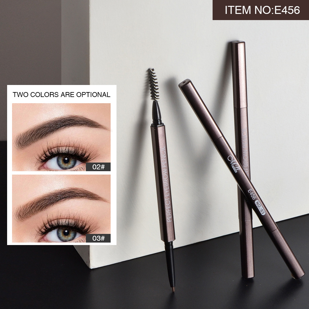menow方形小活動桿雙頭眉筆 防水防汗自然極細不暈染新品彩妝OEM代加工
