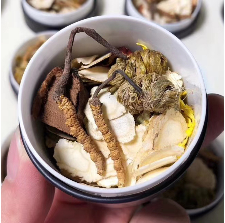 蟲草茶藍(lán)色小罐裝OEM貼牌代工