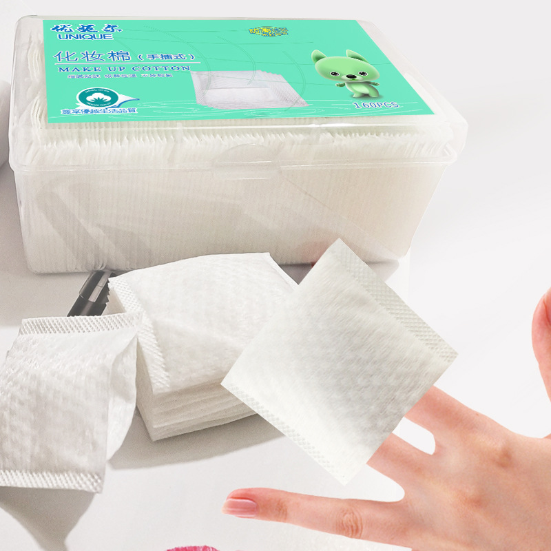 160片手插式化妝棉厚款卸妝棉OEM代加工