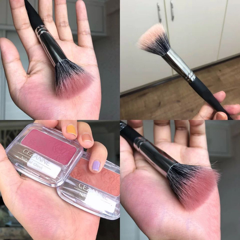 滄州化妝刷木柄羊毛細光峰點彩刷OEM代工廠