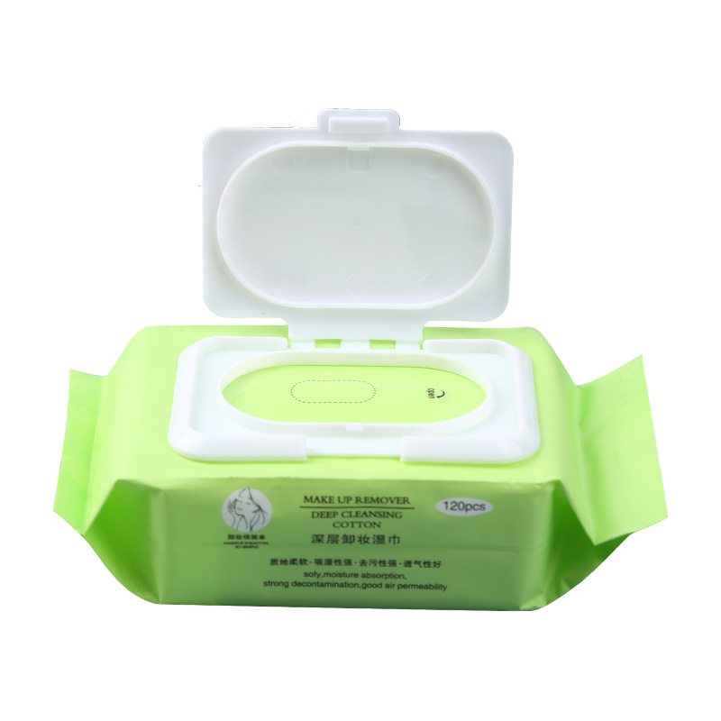 廠家源頭清潔補(bǔ)水卸妝濕巾一次性120片懶人濕敷深度清潔卸妝濕巾OEM代加工