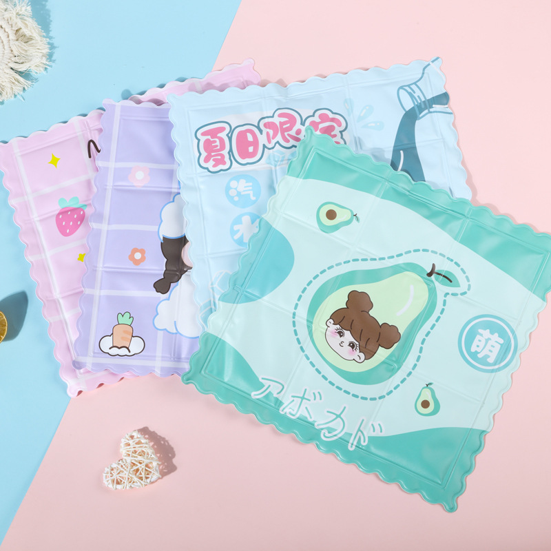 ins風(fēng)新款卡通冰墊多用途辦公室坐墊凝膠降溫散熱少女心寵物冰墊OEM代加工