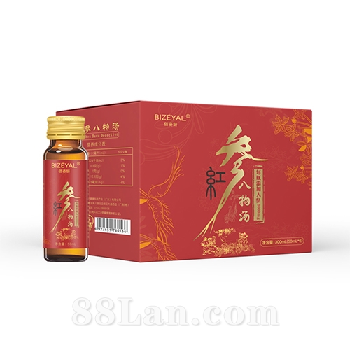 美容養(yǎng)顏紅參八物湯口服液飲品