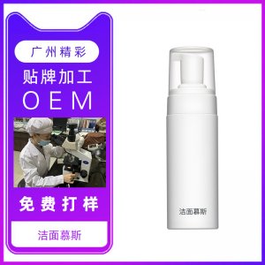 氨基酸凝膠拉絲潔面慕斯泡沫啫喱OEM加工貼牌