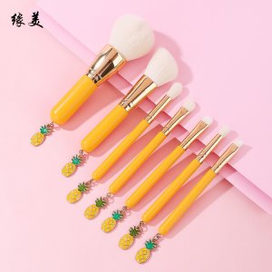 化妝刷全套8支裝菠蘿款粉底刷OEM代加工