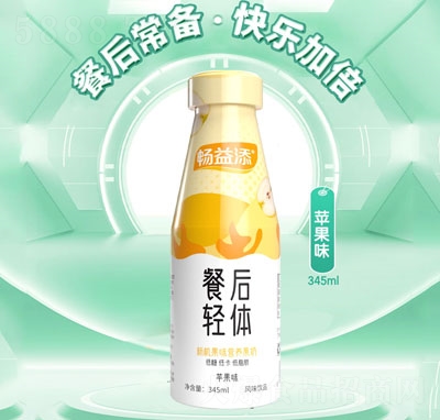 果味營養(yǎng)果奶345ml蘋果味OEM代加工