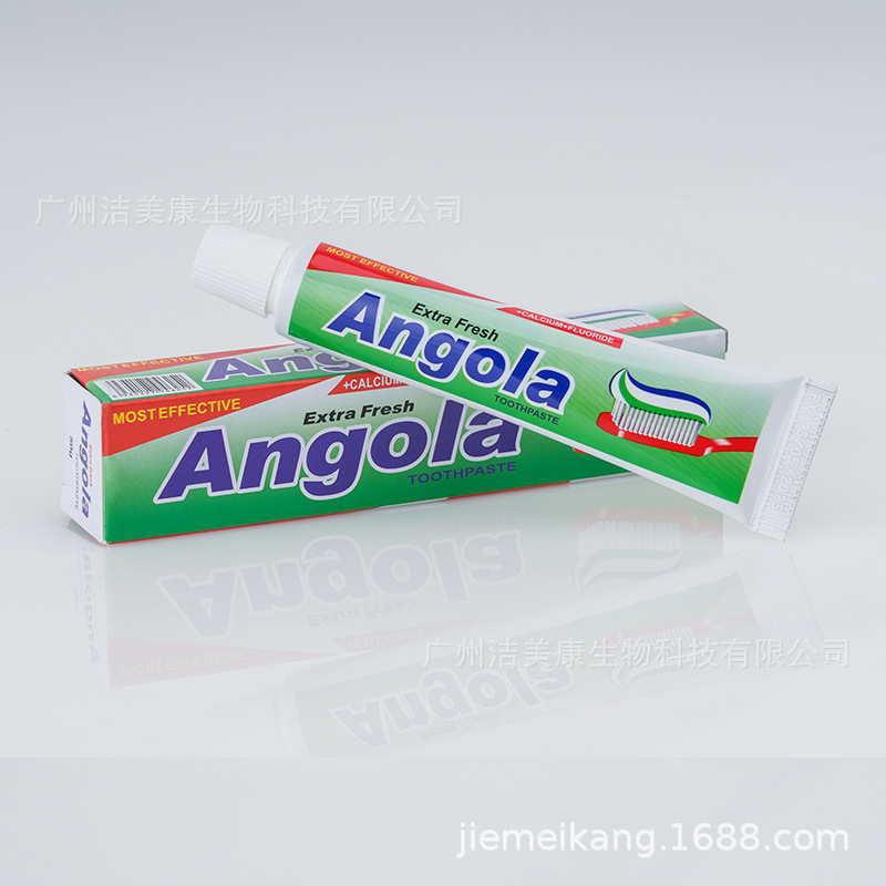 50克安哥拉綠三色牙膏OEM代工廠