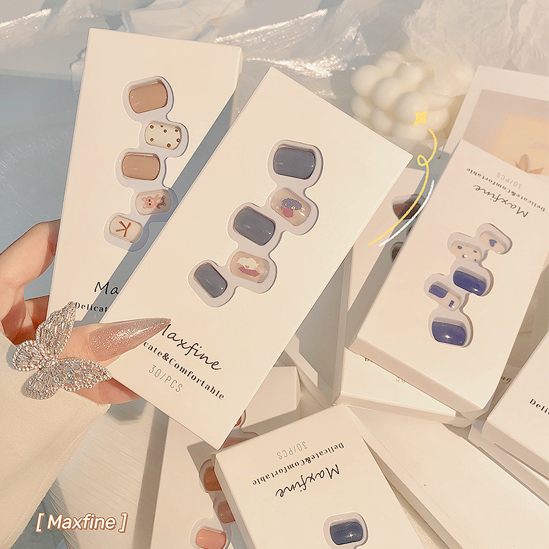 穿戴甲可拆卸不易脫落輕薄軟甲美甲甲片批發(fā)穿戴甲批發(fā)OEM代加工