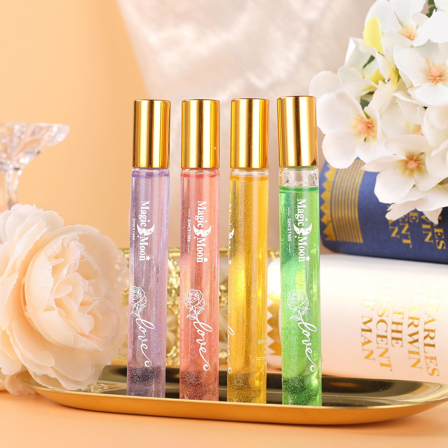 清新淡雅小眾學(xué)生滾珠便攜式香水OEM代加工