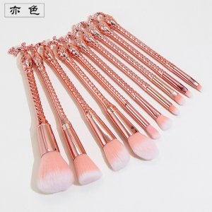 亦色10支孔雀頭化妝刷套裝OEM代加工