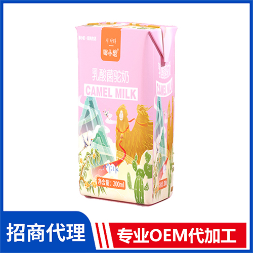 那小駝乳酸菌駝奶盒裝 源自新疆的發(fā)酵乳 駝奶飲品批發(fā)