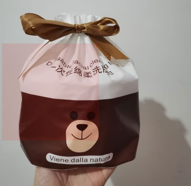 棉嘟熊美容棉柔巾定制 水刺無紡布卸妝巾潔面巾代加工 洗臉巾柔巾卷廠家 一件代發 歡迎采購OEM代加工