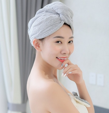 賽奧 加厚高密珊瑚絨干發(fā)帽女 型號gBi90aMn5 柔軟吸水一次性印花OEM代加工