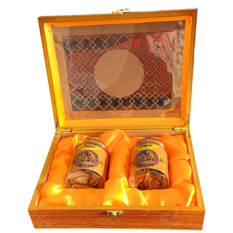 批發阿拉善肉蓯蓉鮮干精選片春節禮品盒送禮佳品200克贈手袋OEM代加工