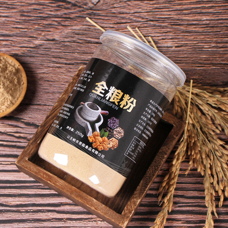 袋裝批發(fā)全糧粉250g 粗糧五谷代餐粉即食早餐沖泡雜糧粉OEM代加工