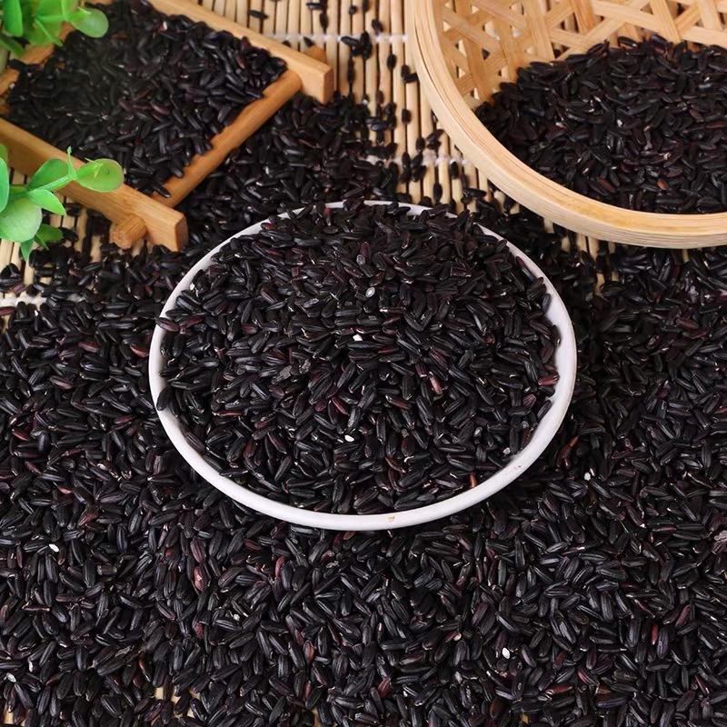 低溫烘焙五谷雜糧磨粉原料 豆漿原料批發熟黑米 糙米粗糧黑米OEM代加工