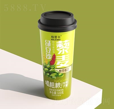 格蕾美粗糧飲料谷物飲料招商藜麥綠豆沙風(fēng)味飲料320克OEM代加工