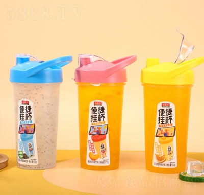 格蕾美便攜掛杯果汁果肉果汁飲料招商570gOEM代加工