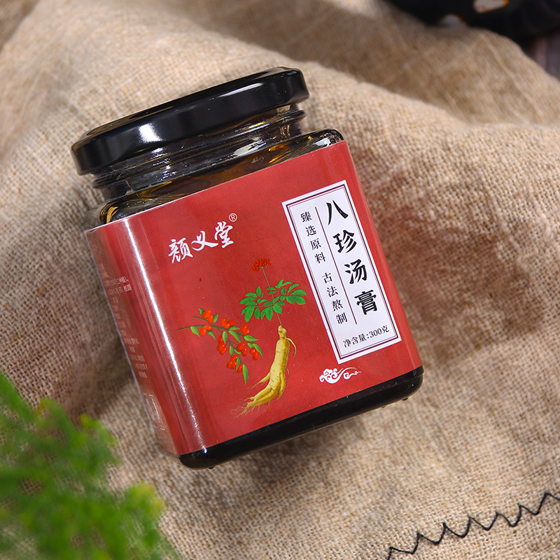 八珍湯膏滋八珍湯茶 女性姨媽膏滋膏方 枇杷秋梨膏300g 工廠代發OEM代加工